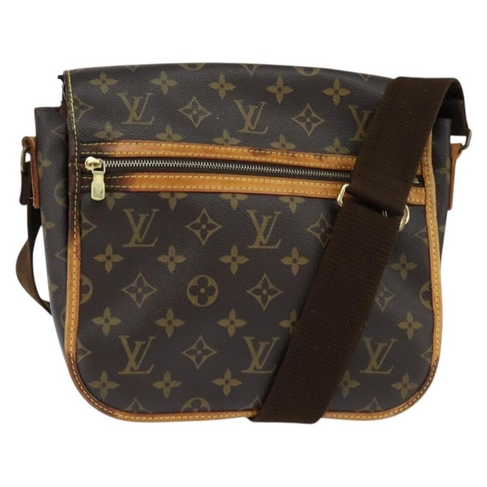 Authentic LOUIS VUITTON Monogram Messenger Bosphore PM Shoulder Bag M40106 LV